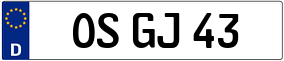 Truck License Plate